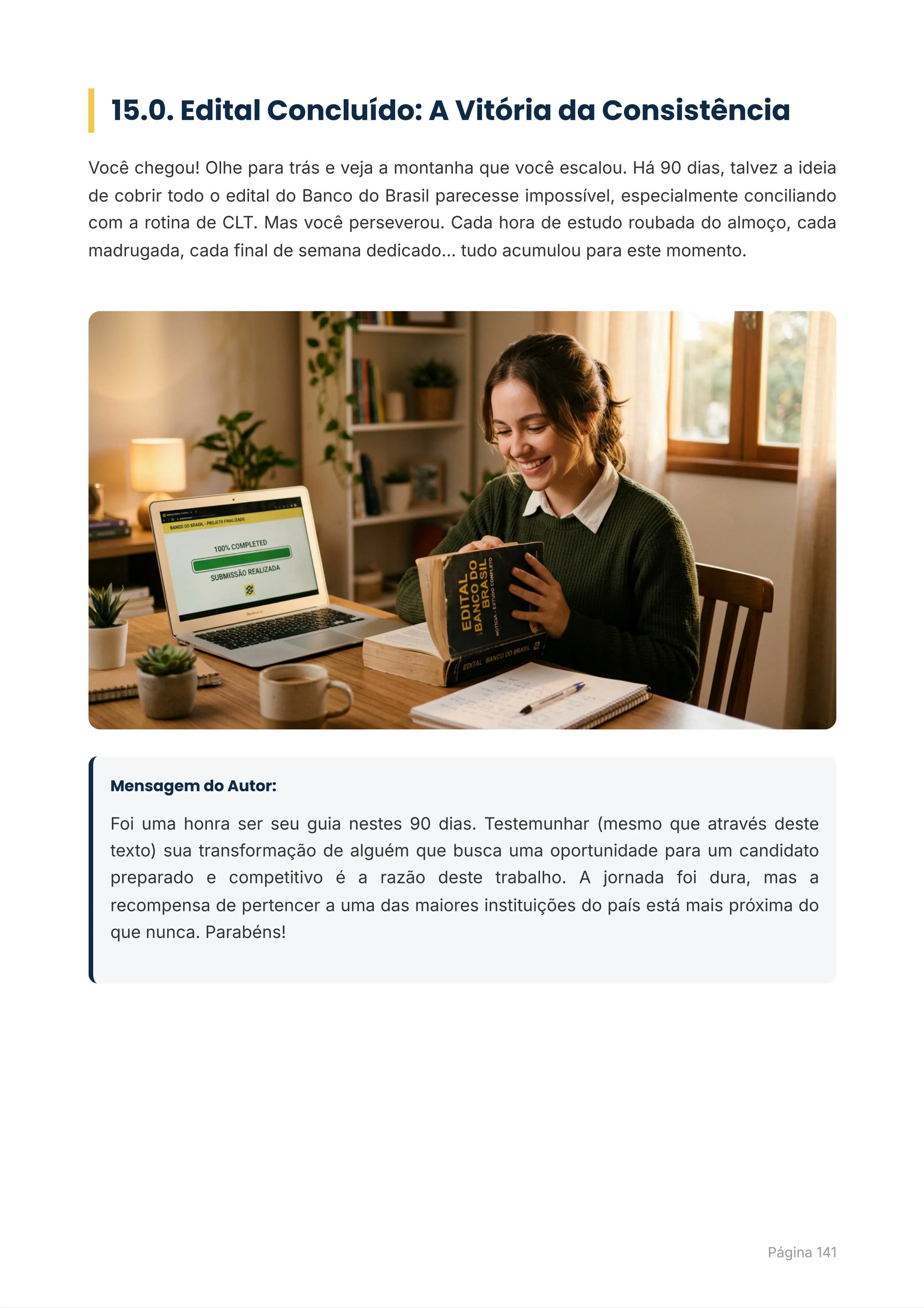 Página do Plano de Estudos